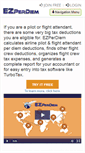 Mobile Screenshot of ezperdiem.com